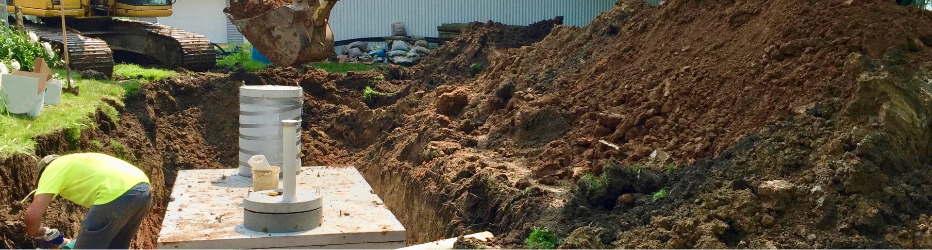 Concrete Septic Tank in Alberta