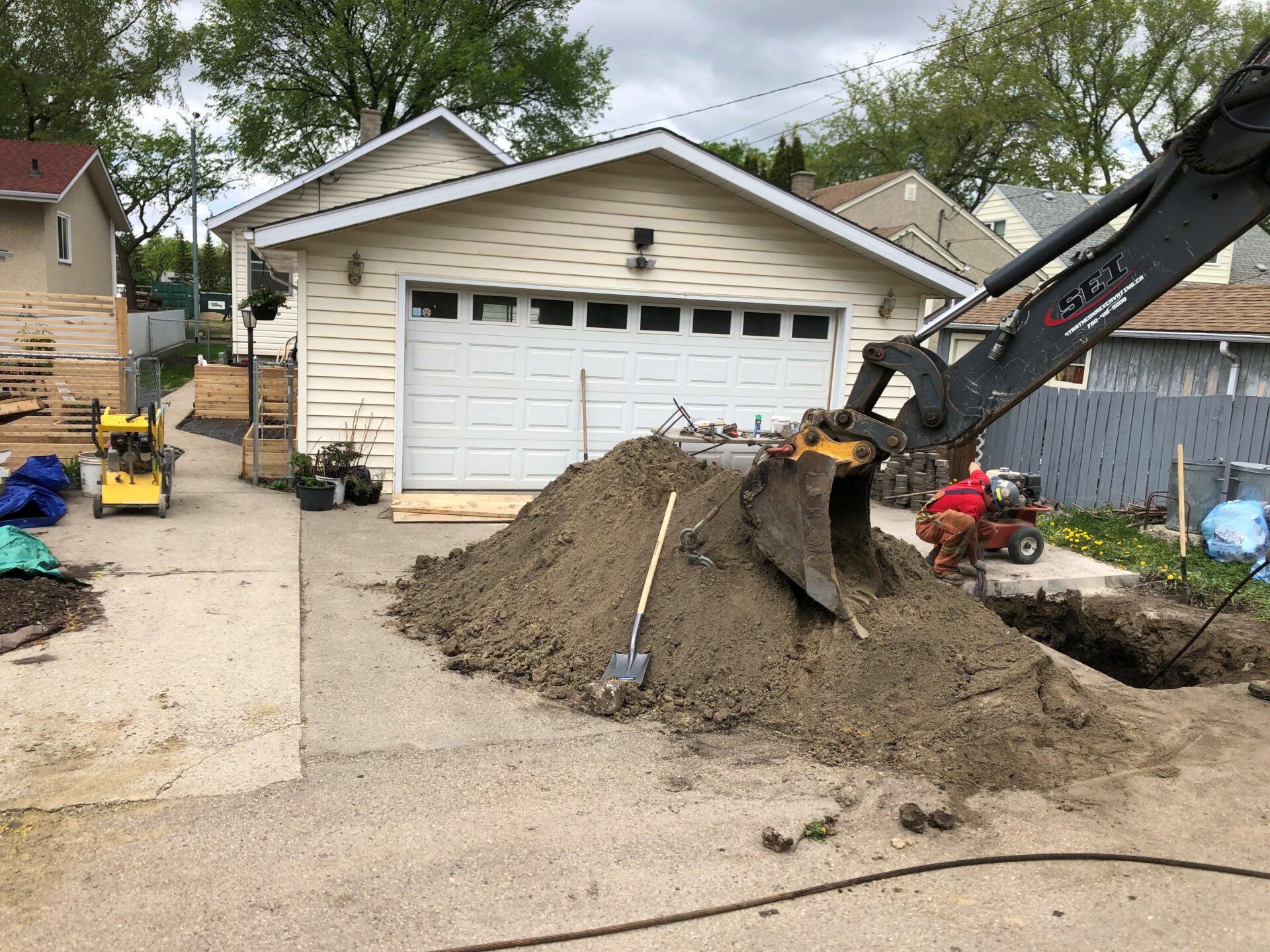 Driveway Drilling and Excavation Edmonton